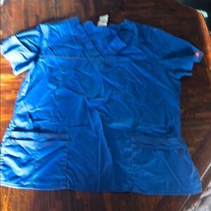 Dickies Women’s Scrub top blue